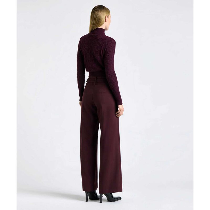 Cue Textured Funnel Neck Sweater image number 1